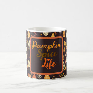 Schöne warme Herbstblätter Kaffeetasse