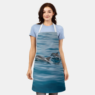 Schöne Wasserdelfine Schürze