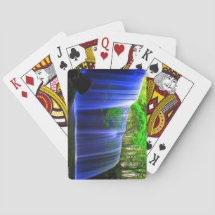 Schöne Wasserfall Decke Kartenspielen Spielkarten