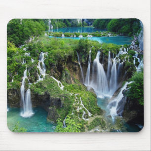 Schöne Wasserfälle Mousepad