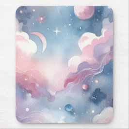 Schöne Wasserfarbe Celestial Mousepad