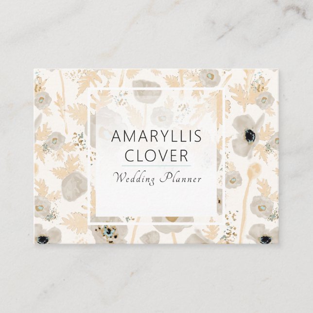 Schöne Wasserfarbe Gelbe Pflaumen Visitenkarte (Vorderseite)