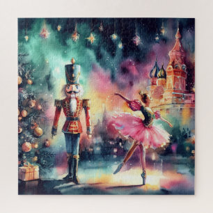 Schöne Wasserfarbe Nutcracker Puzzle