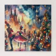 Schöne Wasserfarbe Nutcracker