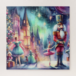 Schöne Wasserfarbe Nutcracker Puzzle
