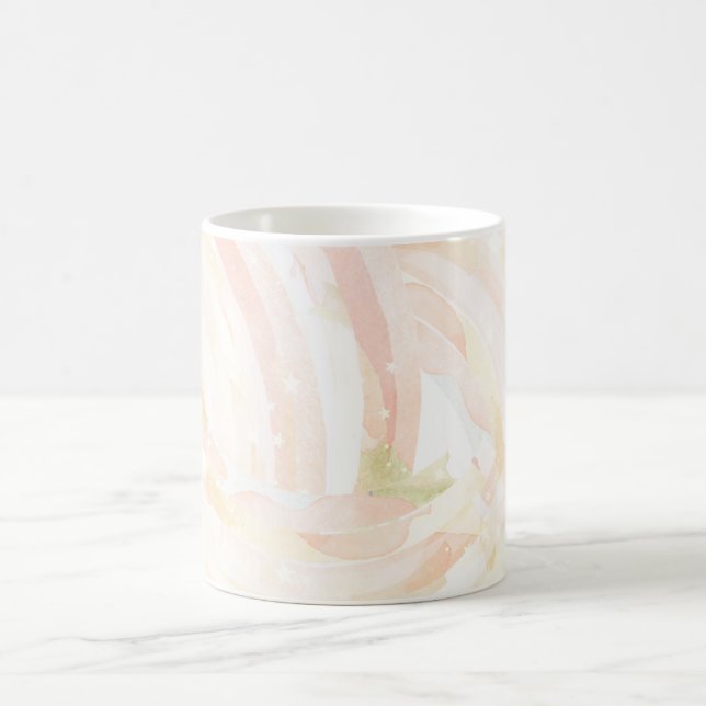 Schöne Wasserfarbe Ombre Elegante Kaffeetasse (Mittel)
