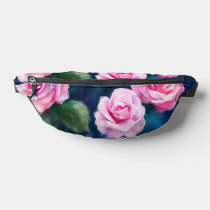 Schöne Wasserfarbe Populäre Rosensammlung Bauchtasche