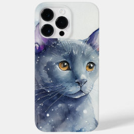 SCHÖNE WASSERFARBE RUSSISCHE BLAUE CAT Case-Mate iPhone 14 PRO MAX HÜLLE