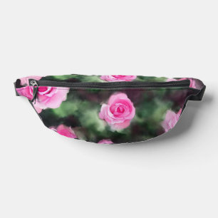 Schöne Wasserfarbe Trendy Pink Roses Collection Bauchtasche