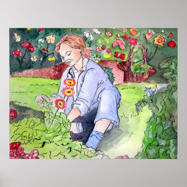 SCHÖNE WASSERFARBE VON HARRIET DAVIDSON POSTER (Vorne)