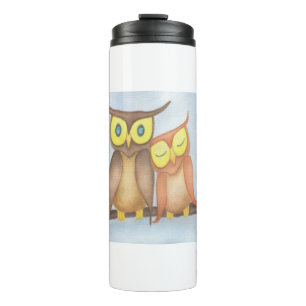 Schöne Wasserfarbenfreunde Thermosbecher