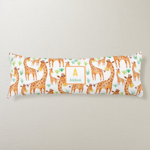 Schöne WasserfarbenGiraffe Tier Personalisiert Seitenschläferkissen