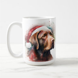 SCHÖNE WASSERFARBENSCHOCOLATE LABRADOR KAFFEETASSE