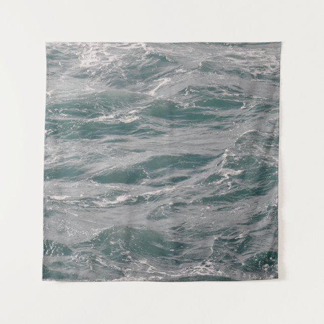 schöne Wasseroberfläche abstrakt, Luft-, aqua, ba Wandteppich (Vorderseite)