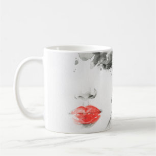 Schöne Waterfarbe Kaffeetasse