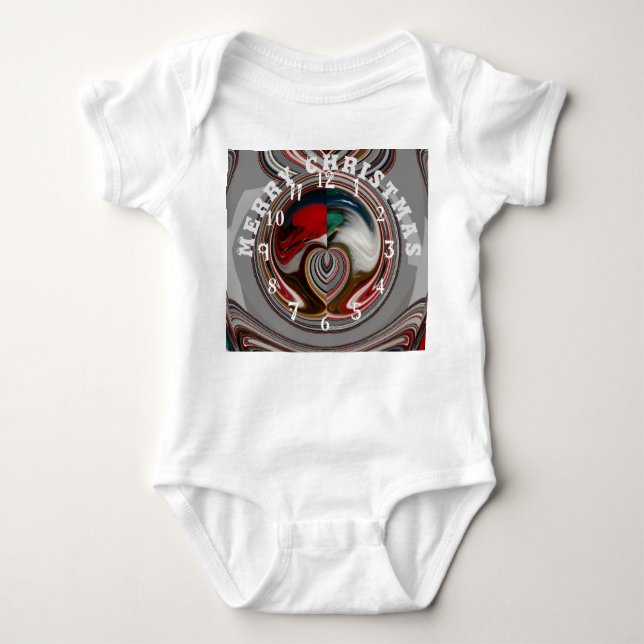Schöne Weihnachten mit Liebe Baby Bodysuit Baby Strampler (Vorderseite)