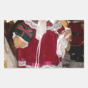 Schöne Weihnachten mit Liebe HABEN einen schönen T Rechteckiger Aufkleber