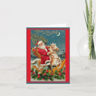 Schöne Weihnachts Classic Retro Card Feiertagskarte