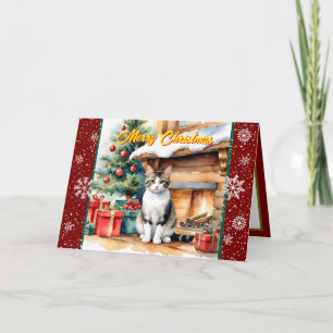 Schöne Weihnachtsfeiertage Alte Sammlung Karte