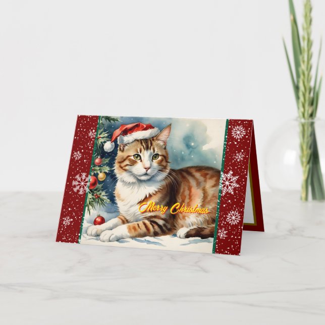 Schöne Weihnachtsfeiertage Moderne Sammlung Karte (Vorderseite)