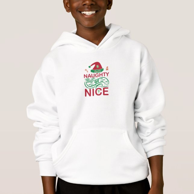 Schöne Weihnachtsfrösche mit Weihnachtsdesign Hoodie (Vorderseite)