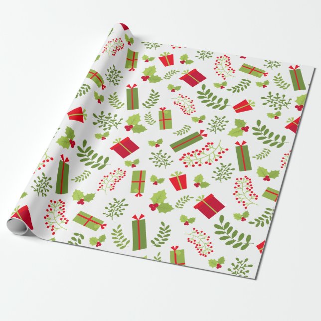 Schöne Weihnachtsgeschenke Geschenkpapier (Ungerollt)