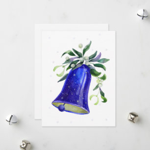 Schöne Weihnachtsglocke Feiertagskarte