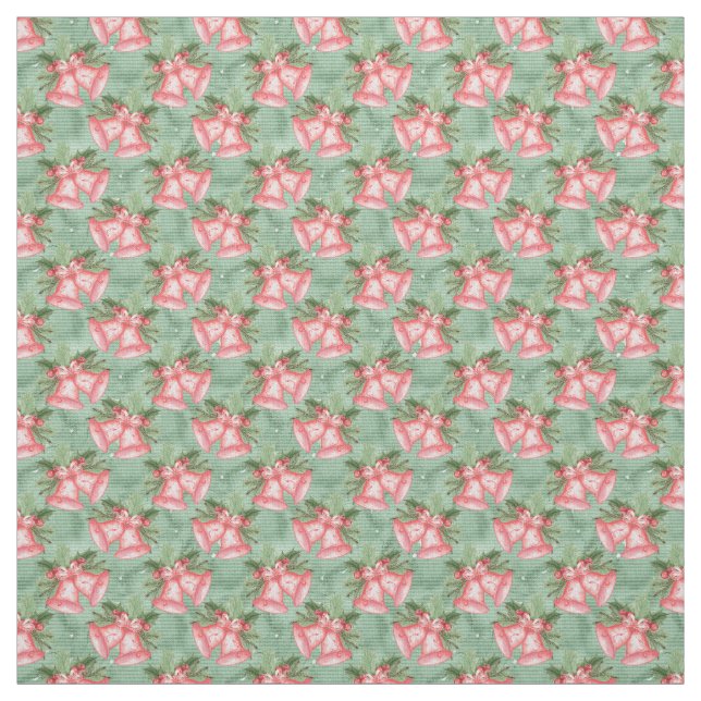 Schöne Weihnachtsglocken Stoff (Muster)