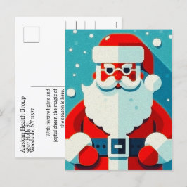 Schöne Weihnachtskarte Feiertagspostkarte