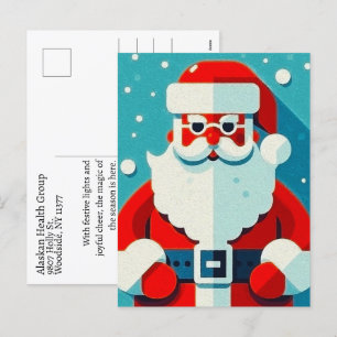 Schöne Weihnachtskarte Feiertagspostkarte