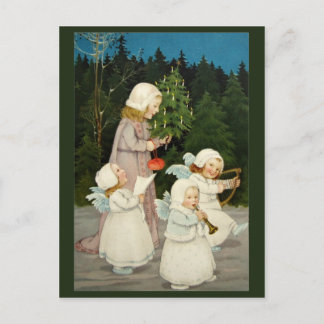 Schöne Weihnachtskarte Feiertagspostkarte
