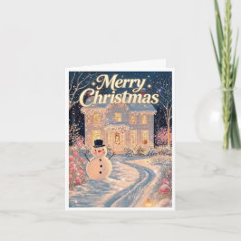 Schöne Weihnachtskarte Karte