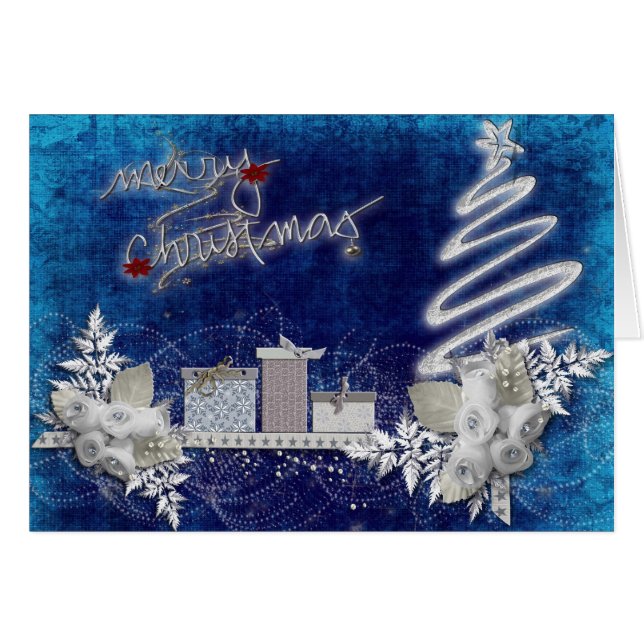 Schöne Weihnachtskarten mit individualisierbaren G (Vorderseite (Horizontal))