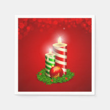 Schöne Weihnachtskerzen & Weihnachtsball