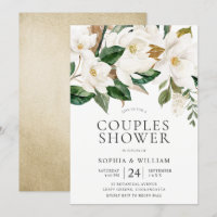 Schöne weiße Blume Elegante Paare Dusche