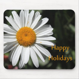 Schöne weiße Blume Gaumenfreuden Mousepad