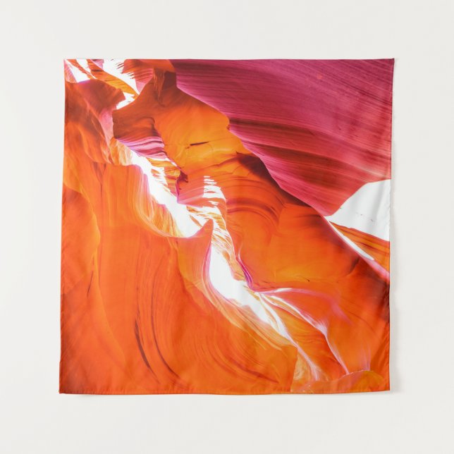 Schöne Weitwinkelansicht mit phantastischem Sandst Wandteppich (Vorderseite)