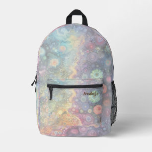 Schöne Whimsikfarben zurück zur Schule Bedruckter Rucksack