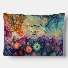 Schöne Whimsikfarben zurück zur Schule Zubehörtasche