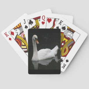 Schöne White Swan Spielkarten