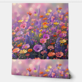 Schöne Wildblume Blumenschale und -klemme Tapete