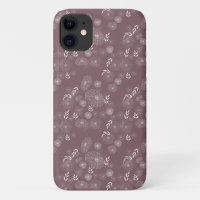 Schöne Wildblume Doodles Muster Case-Mate iP