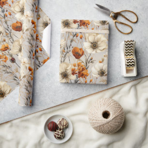 Schöne Wildblumen Geschenkpapier