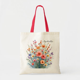 Schöne Wildblumen-Trendy-Luxus-Kollektion Tragetasche