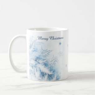 Schöne Winter Frost Weihnachten Kaffeetasse