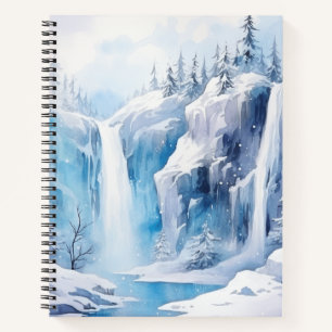Schöne Winterlandschaft SpiralNotebook Notizbuch
