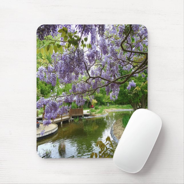 Schöne Wisteria Blume Mousepad (Mit Mouse)