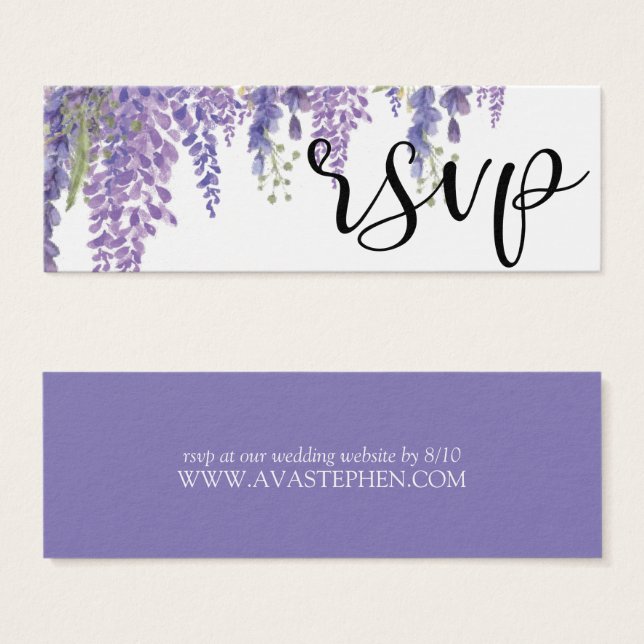 Schöne Wisteria tree Wedding Website UAWG (Vorne & Hinten)