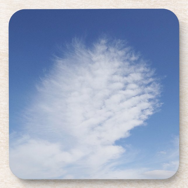 Schöne Wolke Getränkeuntersetzer (Vorderseite)