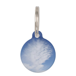 Schöne Wolke Haustiermarke